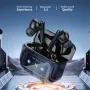 G1 TWS bluetooth Earphone LED Touch Screen Full Color Game Low Delay 32H Battery Life ENC Noise Cancelling In-ear Sports Eaphone Headphone