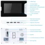 7\ TFT Color LCD Display Video Door Phone Intercom Doorbell System Kit IR Night Vision Rainproof Security Camera For Home EU Plug