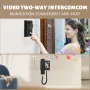 Y9-KP1 Kablosuz Görsel Kapı Zili Düşük Güç Akıllı Video Kapı Zili HD Kamera ile İki Yönlü Ses Gece Görüşü Pil ile Çalışır WiFi Gerektirmez