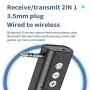 D28 3 in 1 bluetooth Transmitter Receiver 3.5mm Audio AUX Adapter Supports TF Card Hand-Free Call for Car Speaker