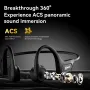 Picun T1 Bone Conduction Earbuds bluetooth Earphone 360° Panoramic Sound Low Latency IPX7 Waterproof Sports Headphones with Mic