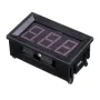 5Pcs 0.56 Inch Mini Digital LCD Indoor Convenient Temperature Sensor Meter Monitor Thermometer with 1M Cable -50-120℃ DC 5-12V
