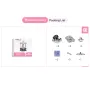 AOSEED X-Music Toy Creation Kit 3D Printed Music Box Assembly Set High-Quality Plastic Metal Components 8 Pieces for X-Maker DIY Projects