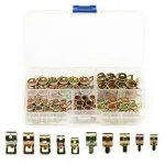 75PCS Assortment Spring Clip Hose Clamp Fastener Fuel Line Hose Water Pipe Air Tube Car Plumbing Fastener M6 M7 M8 M9 M10 Kit