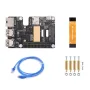 Raspberry Pi 5 PCIe Expansion Board to MiniPCIe 4G Gigabit Ethernet USB 3.2 Gen1 Adapter Board