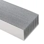 Dense Teeth Heat Sink 69*37*150mm Aluminum Heat Sink LED Heat Sink Aluminum Block Compact Teeth 24 Fin Radiator for IC Module PC Computer LED PCB