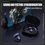 ONIKUMA T209 OWS Music Earbuds Wireless bluetooth 5.4 Earphone Stereo Surround Sound Deep Bass Directional Transmission LED Digital Display Open-ear Earhooks Sports Headphones with Mic