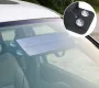 5W 18V DC Output Monocrystalline Solar Panel Charger with Car Lighter Plug + Battery Charging Clip Cable