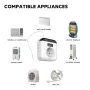 16A پرۆگراممی Tuya WiFi Smart Thermostat بێتەل پلاگین کردنی سوکتی پلەی گەرمی کۆنتڕۆڵی Smart Life APP کۆنتڕۆڵی دەنگ لەگەڵ Alexa Google Assistant