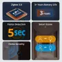 SONOFF SNZB-03P Zigbee3.0 Motion Sensor 5-Seconds Faster Detection Smart Home Security Human Body Detection Smart Scene via eWeLink Work with Alexa Google Home
