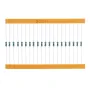 2600pcs 130 Values 1/4W 0.25W 1% Metal Film Resistors Assorted Pack Kit Set Lot Resistors Assortment Kits Fixed Resistor