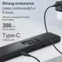 Under Pillow bluetooth Speaker Pocket Bone Conduction Sound Box HiFi Stereo LED Digital Display Support TF Card Playback White Noise Sleep-improval Wireless Soundbar