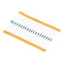 2600pcs 130 Values 1/4W 0.25W 1% Metal Film Resistors Assorted Pack Kit Set Lot Resistors Assortment Kits Fixed Resistor
