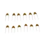 480pcs Monolithic Ceramic Capacitor Assortment Kit 10pF-10uF 50V Fixed Capacitors High Temperature ±10% Tolerance Ideal for Electronics Projects and Repairs