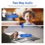 PR001 4MP IP Wifiカメラ モーション検知 モバイルトラッキング E27電球 カメラアラーム アプリプッシュサポート Alexa Google Home