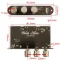 Wuzhi ZK-1001U Ses Bluetooth Amplifikatör Kartı Mono 100W TPA3116D2 Tiz Bas Kontrolü BT 5.3 Çok Yönlü Ses Girişi