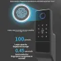 Tuya WiFi Fingerprint Gate Lock Outdoor TTlock Smart Door Lock with Digital IC Card Rim Lock for Home Garden Security