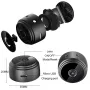 Telecamera WiFi A9 Wireless HD 1080P con batteria ricaricabile, supporto magnetico, visione remota, supporto multiutente, sicurezza domestica ad alta risoluzione