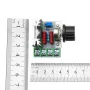 3Pcs 2000W Speed Controller SCR Voltage Regulator Dimming Dimmer Thermostat 220V 90-220V AC Adjustable Voltage for Electric Furnace Water Heater Lamps Small Motor Electric Iron