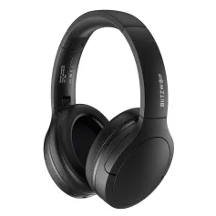BlitzWolf? BW-HP6 Pro Cuffie wireless Bluetooth Dual ANC, cancellazione attiva del rumore a -30 dB, driver grandi da 40 mm, audio AAC, cuffie portatili a bassa latenza con doppio microfono