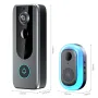 M20 1080P Tuya WiFi Video Doorbell 155° Wide Viewing Intelligent Night Vision 2-way Audio IP65 Waterproof APP Remote Monitoring HD Visual Door Bell Supports PIR 4000mAh Battery
