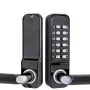 Keyless Mechanical Door Lock Waterproof Non-Power Digital Password Entry Anti-Theft Security for Home Office