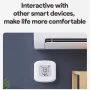 Tuya Smart WiFi Zigbee3.0 Capteur de température et d'humidité Hygromètre d'intérieur Thermomètre Détecteur avec écran LCD Télécommande Compatible Alexa Google Home