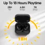 Weofly TouchFits 1.83inch LED Touch Screen Earbuds Wireless bluetooth 5.4 Earphone 15mm Dynamic Driver Deep Bass ENC HD Calls 18H Playback Open-ear Earhooks Sports Headphones