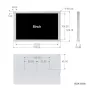 8inch USB Monitor IPS Display PC Case Secondary Screen Desktop RGB Ambient Light Type-C Interface Monitoring Screen
