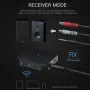 KN319 Bluetooth Receiver Transmitter 2-in-1 Wireless bluetooth Audio Adapter 3.5MM AUX Jack for Speaker TV Car PC Headphones
