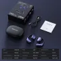 ONIKUMA T209 OWS Music Earbuds Wireless bluetooth 5.4 Earphone Stereo Surround Sound Deep Bass Directional Transmission LED Digital Display Open-ear Earhooks Sports Headphones with Mic