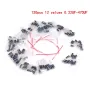 Electrolytic Capacitor Assortment Kit 12 Values 0.22μF to 470μF 120 Pcs Radial Lead 16V-50V 105°C for Electronic Projects and Repairs High Stability Low Leakage