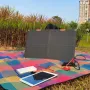 ETFF 12V 60W Folding Solar Panel 30A 60A 100A Waterproof Outdoor Battery Charger for Mobile Phones Power Bank Camera Tablet PC Car With PD QC3.0 MTTP Controller