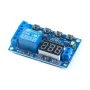 DC 6-40V バッテリー充電器放電ボード 統合電圧計 低電圧 過電圧保護モジュール タイミング充電放電通信機能