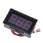 AC 70-500V 0.56inch Two-wire Digital Voltmeter LED Digital Display 2 Wires Red Green Blue Display AC Voltage Meter Head AC220V Mains Power 380V Industrial Power