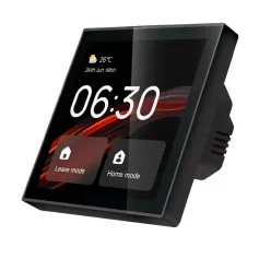 Tuya Wifi 4-inch Smart Touch Screen Center Control Panel Voice Control with Built-in Alexa ZigBe Gateway Built-in for Multiple Intelligent Scenes Linux System