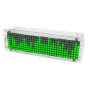 Kit faça você mesmo com espectro musical de LED controlado por voz, relógio de matriz de pontos, kit de luz eletrônica de ritmo musical para soldagem
