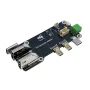 Raspberry Pi 5/4B Micro HD to HD Multifunctional Adapter Board All Ports To Pi's USB SideEasy Adapter Micro HD to HD 4K Board