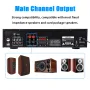 SUNBUCK AV555BT 4000W 5CH Ev Amplifikatörleri Bas Ses Gücü bluetooth Dijital Amplifikatör Hifi FM USB SD Subwoofer Hoparlörler için