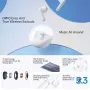 OPPO Enco Air3 TWS bluetooth 5.3 Earphone 13.4mm Large Drivers HiFi5 DSP Stereo Bass AAC Low Gaming Latency Semi-in-ear Sports Headphones with Mic