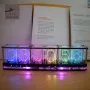 Geekcreit® DIY Imitate Glow Clock Kit Full Color RGB Glow Tube Clock LED Music Spectrum Kit