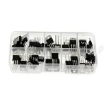 50PCS TO-220 Series Transistor Assortment Kit 10 Values High Power Three-terminal Regulated Triode LM317T L7805 L7806 L7808 L7809 L7810 L7812 L7815 L7818 L7824