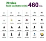 460 ADET Dokunmatik Anahtar Basmalı Düğme Anahtarı Mikro Anahtar Araba Uzaktan Kumandası/TV/Oyuncaklar/Ev Kullanımı Düğme Kapakları Kiti