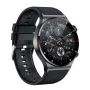 QW33 Schermo HD da 1,28 pollici Chiamata Bluetooth ECG + PPG Frequenza cardiaca Pressione sanguigna Monitor dell'ossigeno nel sangue Monitoraggio del sonno Controllo accessi NFC Modalità multi-sport Riproduzione musicale Orologio intelligente impermeabile
