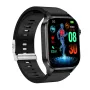 ET580 Schermo AMOLED HD da 2,04 pollici Misurazione della composizione del sangue ECG Elettrocardiogramma Chiamata Bluetooth Frequenza cardiaca Pressione sanguigna Monitoraggio SpO2 Funzione ECG Sifilide Glicemia non invasiva Modalità multi-sport Riproduz
