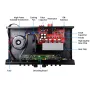 SUNBUCK AV555BT 4000W 5CH Ev Amplifikatörleri Bas Ses Gücü bluetooth Dijital Amplifikatör Hifi FM USB SD Subwoofer Hoparlörler için