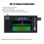 Ricevitore radio digitale SDR-101 SDR Radio DSP Demodulazione digitale Radio digitale in lega di alluminio CW/AM/SSB/FM/WFM Display LCD IPS 800x480 da 4,3 pollici