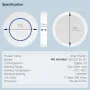 Tuya Zigbee3.0 Smart Button Scene Switch Intelligent Linkage Wireless Push Switch Remote On/Off Key Controller for Smart Life Automation