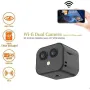 D3 HD ミニワイヤレス WiFi デュアルカメラ 携帯電話 ワイヤレスネットワークカメラ リモート双方向インターホン モニタリングビデオカメラ