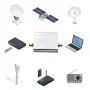 HT004 100K-6GHz Wideband Low Noise Amplifier 20dB High Gain Full Band Low Noise Amplifier with USB Cable